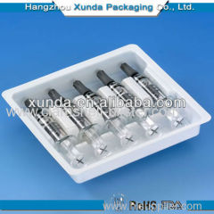 Plastic Clamshell Packing Vial Trays For Medicine