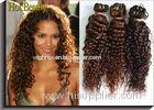 Deep Wave Indian Non Remy Human Hair Weaving Nautral Color