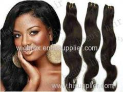 Indian Female Body Wave Color Long Non Remy Human Hair Extension