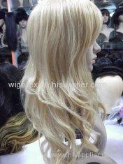 Body Wave Long Blonde Bang Hair Synthetic Wigs For Women