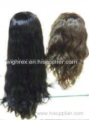 Personalized Mixed Color Hand Tied 100% Remy Human Hair Front Lace Wigs