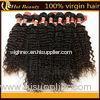 Peruvian Curly Wavy Water wave Black Remy Virgin Human Hair Extensions 18" 22"in stock