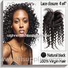 22# Micro Ring AAAAA Grade Remy Top Closure 20 Inch Human Hair Extensions