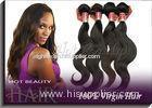 Tangle Free Brazilian Remy Human Hair / Natural Body Wave Human Hair For Female