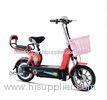 City Lead Acid Battery Electric Bikes , lady electric scooter with pedals