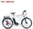 Journey or Town Travel E bikes , Long Distance Mountain Electric Bicycle with Lithium Battery