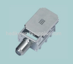 F connector shieing for set top box