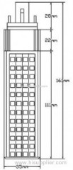 6-13W G24 PLC Led Lamp with SMD5050 leds(Dimmable)