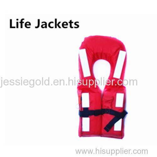 Life Jackets red color