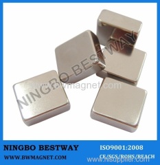 Sintered permanent block magnet separator magnets