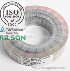 Hot sales 304 &b 316L Spiral Wound Metal Gasket (ASME B16.20 SWG)