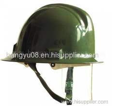 Firefighter rigid safety helmet