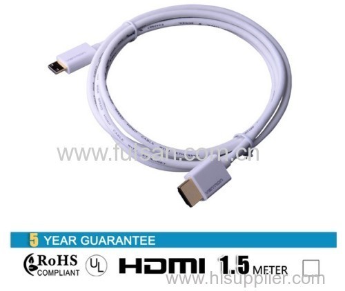 Hot sell 1.4v 1080p hdmi cable and mini hdmi to displayport cable with Etherent