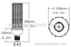 80W Retrofit LED Corn Lamp fixtures with CRI>70Ra