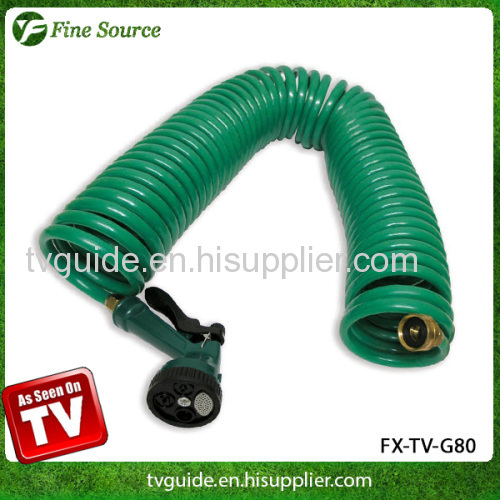 Green EVA Garden Hose EVA Coil Hose 7M Set