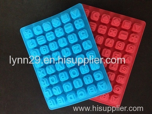 New design silicone letter cake mould ( english letters)
