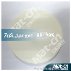 High Purity Sputtering Target ZnS Ceramic