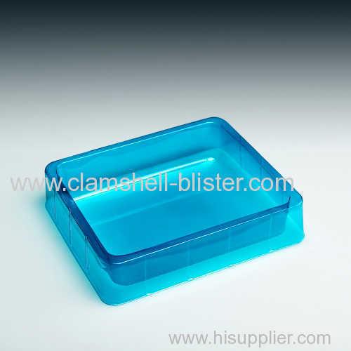 Plastic clamshell packaging trays for cosmetic