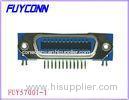 14 Pin PCB Right Angle Female Centronics Connector For PCB Board