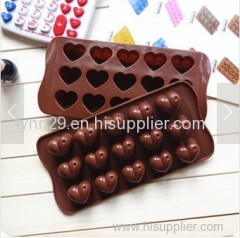 food grade heart shaped silicone chocolate mould