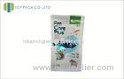 Custom Stand Up Pouch Packaging For Pet Food , White Blue Eco-Friendly