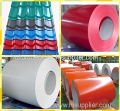 Prepainted steel sheet in coil