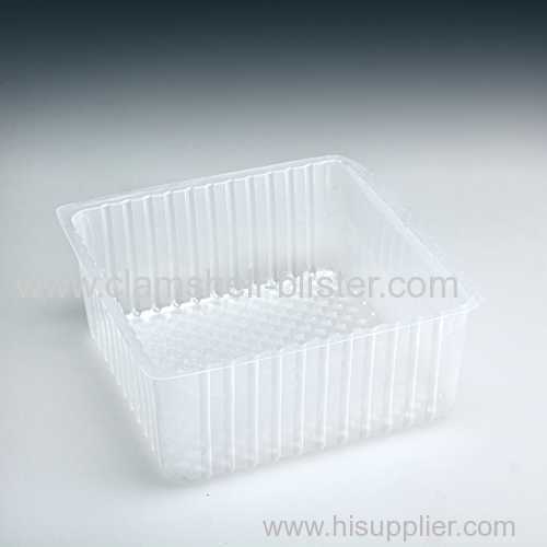Plastic blister biscuit or cookie tray