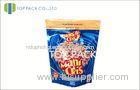 Ziplock Printed Laminated Bags For Nuts Packaging Blue Yellow Promotion