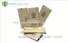 Kraft Paper Side Gusset Bags For Dried Food / Dried Fruit , Custom Logo And Color