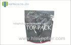 Aluminum Foil Printed Stand Up Pouches For Food With Ziplock Top