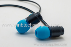 zipper earphone with microphone for iphone super sound in ear earphone