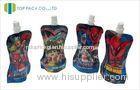Aluminum Foil Stand Up Pouch With Spout , Printed Shampoo Doypack Packaging