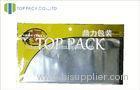 Yellow Clear Fishing Lure Zip Pouch Packaging With Foil Lined