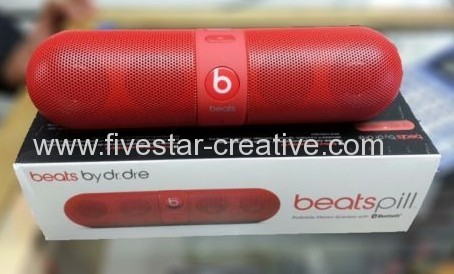 beats pill dude red