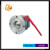 straight though round flange aluminum ball valve for tanker