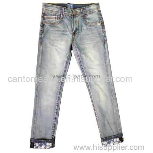 Children's Classical Jeans Cotton Pants Denim Jeans