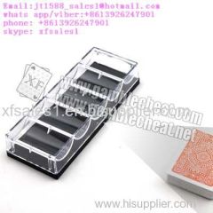 small transparent chip tray camera for poker analyzer|poker scanner|poker cheat devices| marked cards