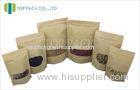 Kraft Paper Stand Up Pouch With Window