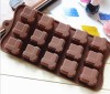 new design Hot and fashion silicone square shape chocolate mold