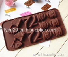 new design silicone chocolate molds