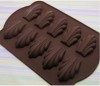 Madeleine silicone chocolate shell molds
