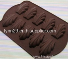 Madeleine silicone chocolate shell molds