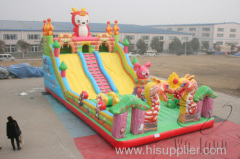 Hot sale commercial outdoor giant amusement inflatable water slides