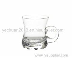 Coffee cup,clear & plain glass