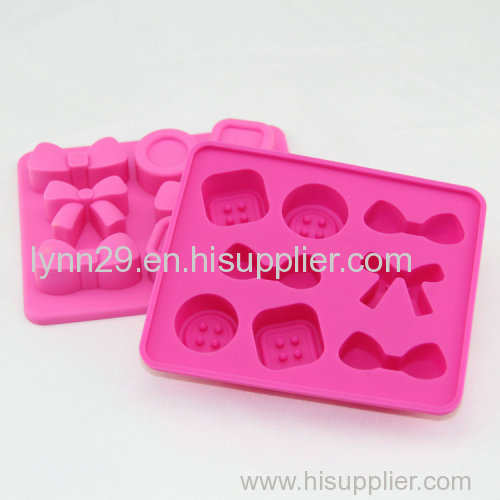 bowknot Design Silicone Ice Cube Tray & ice maker