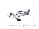 Hot Cold Metered Faucet Double Hole Water Mixer Tap Chrome Plated