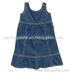 High Quanlity Casual Style Baby Girl Jeans Children Skirt