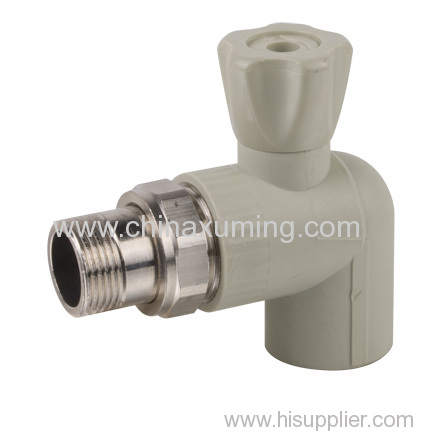 PPR Angle Radiator Stop Valves