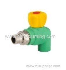 PPR Angle Radiator Brass Ball Vale Pipe Fittings