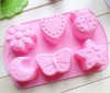 summer hot selling animal design silicone ice cube tray